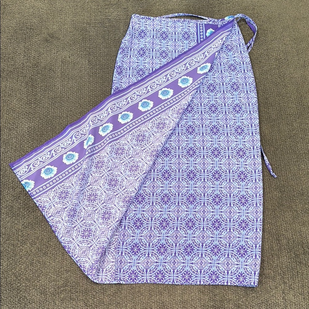 Jonathan Martin Purple Sarong Swimwear